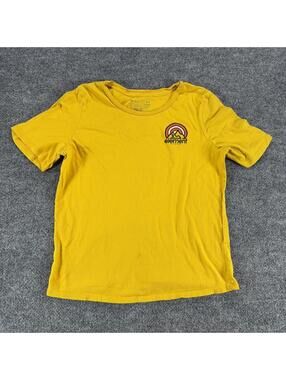 Element Yellow Graphic T-Shirt Women's Small - Y2K, Surf, Skate, Lightweight
